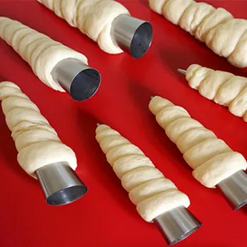 

DIY Baking Tool Stainless Steel Cannoli Forms Croissant Mold Desset Bread Pastry Moulds Kitchen Cooking Tools