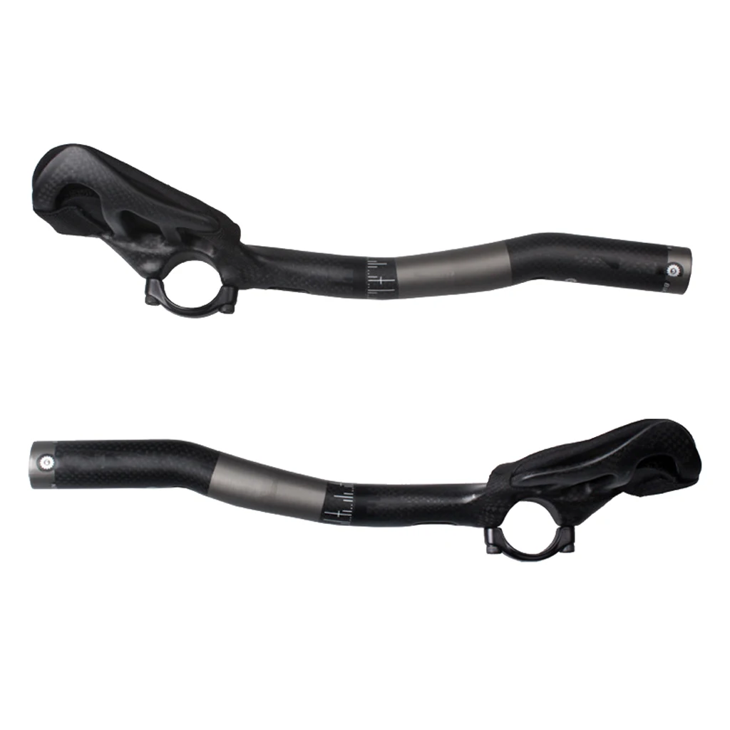 Bike Rest Handlebar Carbon Fiber Bicycle Aero Bars Tri Bars for Mountain Road Cycling Arm Resting