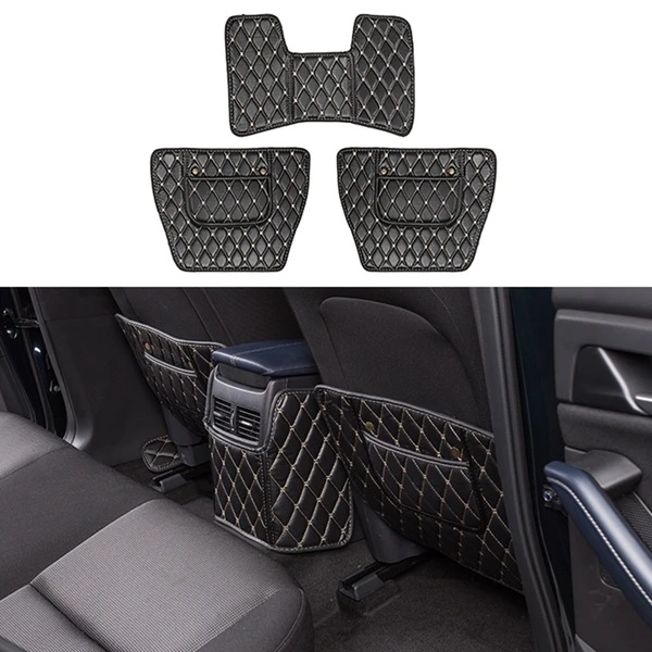 Car Rear Seat Antikick Pad Rear Seats Cover Back Armrest Protection