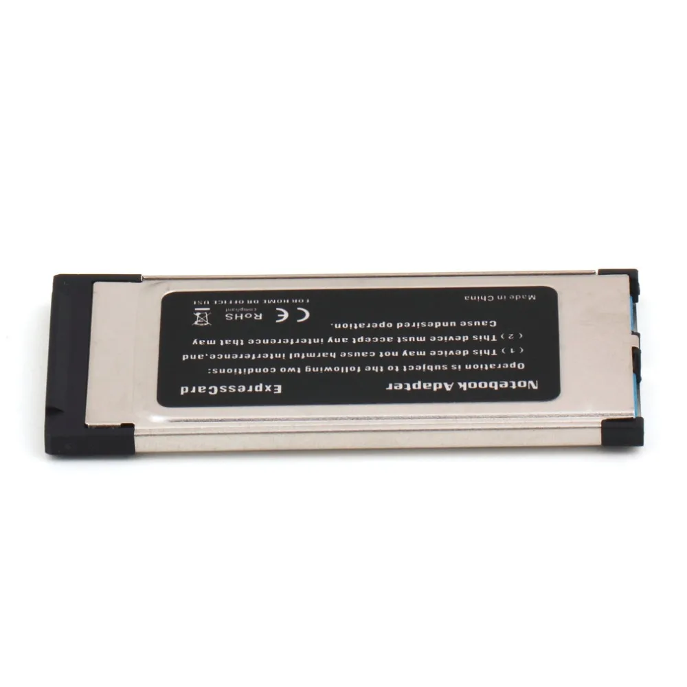 High Full Speed Express Card Expresscard to USB 3 0 2 Port Adapter 34 mm Express 2