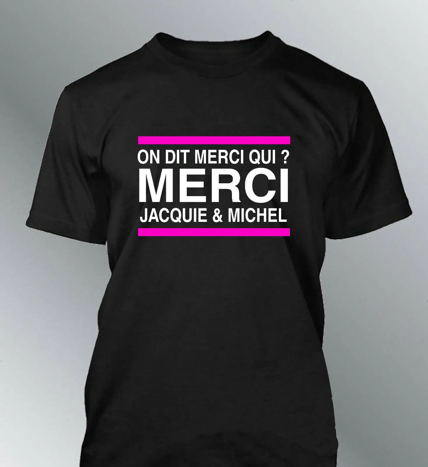 Футболка на заказ мужская толстовка с длинным рукавом и надписью Thank You Jacquie Michel