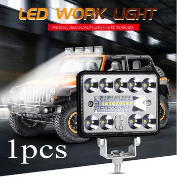 

19-LED Work Lights Wide View Car Off-road Parts Lamp Truck 6000K 2800LM