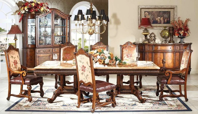 Luxury Classical Dining Room Furniture Set Tables With Chairs Stoly So Stulyami Gh150 Dining Room Sets Aliexpress