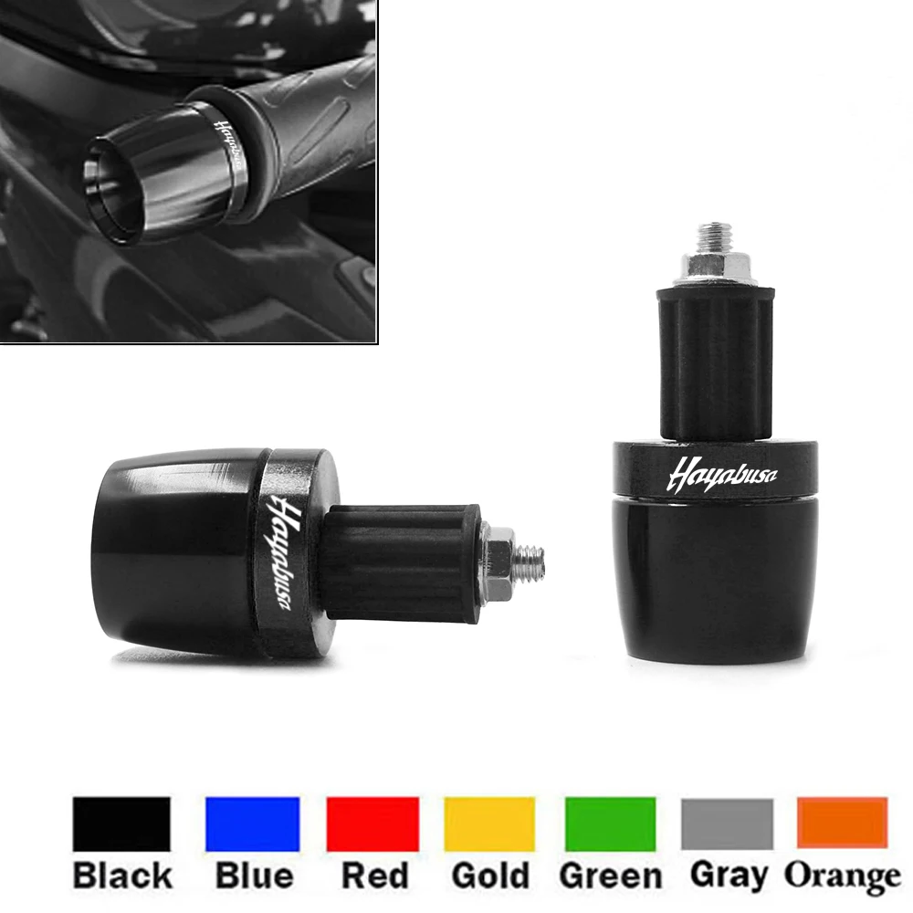 Universal Motorcycle 7/8&quot Handlebar Grip Handle Bar Cap End Plug Slider For SUZUKI HAYABUSA GSX1300R GSX 1300R GSX1300 All Year |
