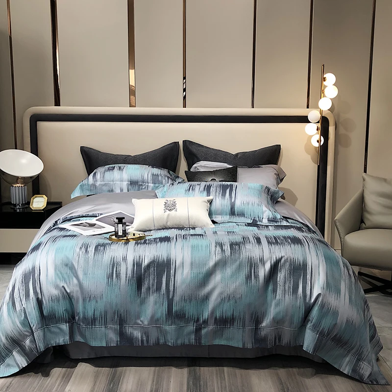 DwellStudio King Sheet Set Ondine Fog New DwellStudio King Sheet Set Ondine Fog New