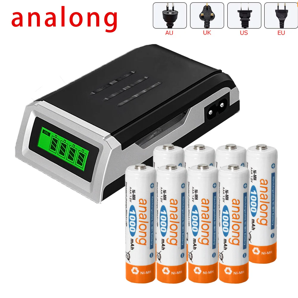 Оригинальная Аккумуляторная Батарея analong aaa 4 шт. 1 2 В nim батарея 3a аккумуляторная