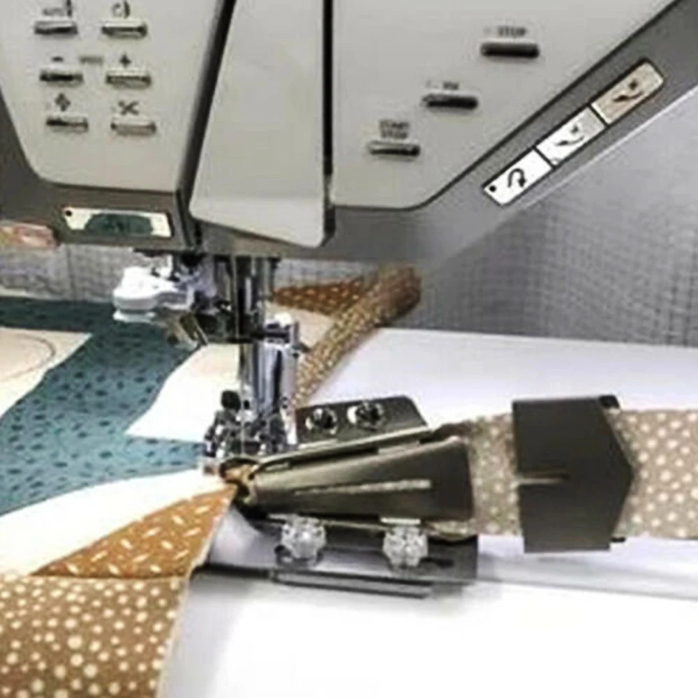 40 мм Стёганое одеяло связующее крепление двойной складной угол связующее промышленная швейная машина привязка вложенная папка Arrugadora Piezas 05
