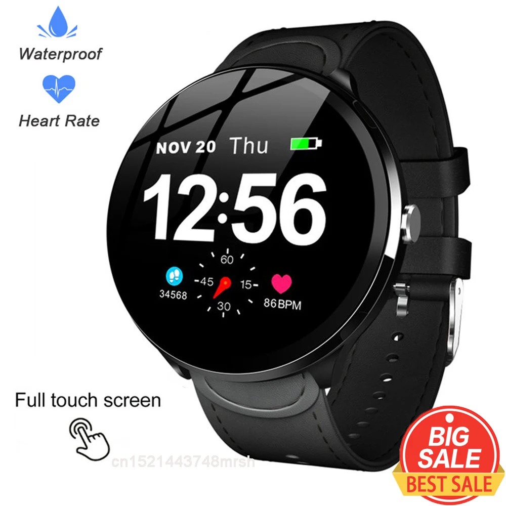 

New V11 V12 Men Smart Uhr reloj inteligente Activity Fitness Tracker Heart Rate Monitor Smartwatch IP67 Wasserdicht Armband Uhr