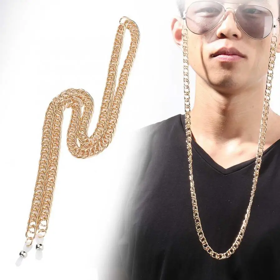 Exaggerated Sunglasses Strap Alloy Eyeglass Glasses Chain Reading Glasses Strap Gold Colored Lenses for Eyes Glasses Chain a Exaggerated Sunglasses Strap Alloy Eyeglass Glasses Chain Reading Glasses Strap Gold Colored Lenses for Eyes Glasses Chain a
