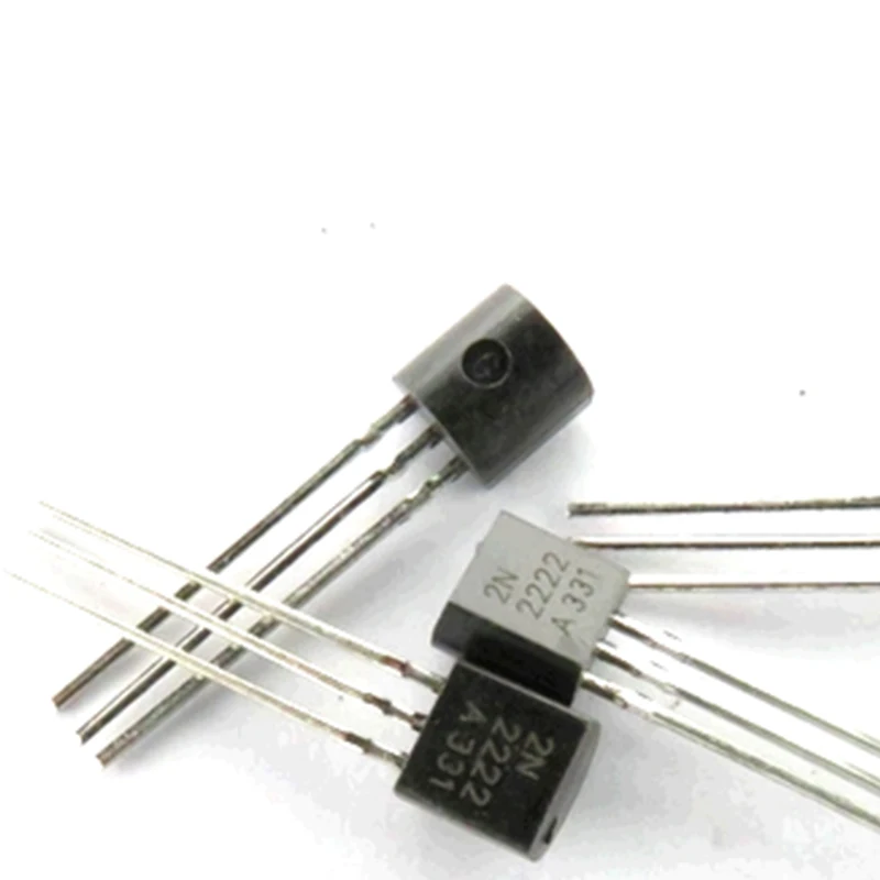 High Quality 50Pcs NPN Transistor TO 92 2N2222A 2N2222transistores