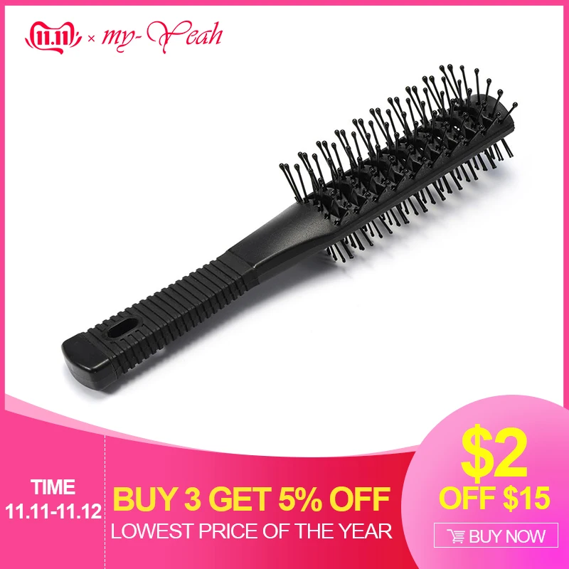 

Pro Salon Double Side Massage Comb Anti-tangle Brushes Hairdressing Detangling Wide Teeth Anti Loss Combs Hairstyling Brush