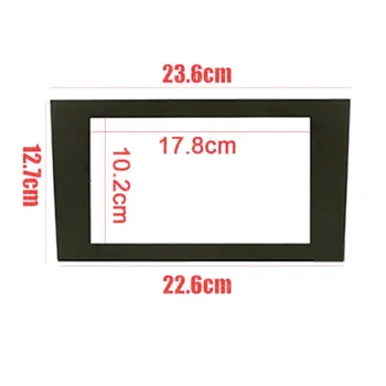 

Black Panel Frame Replacement 1pc Stereo Audio Trim For Exeo A4(B6)A4(B7)