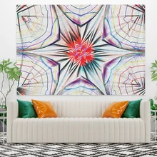 

Indian Mandala Psychedelic Tapestry Wall Hanging Decoration Sandy Beach Throw Rug Blanket Camping Tent Mattress Bohemian Decor