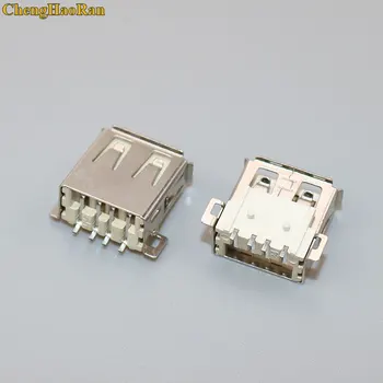 

ChengHaoRan 200pcs Type A SMD AF Type 2.0 USB connector Environmental Temperature 4 P usb Female Socket