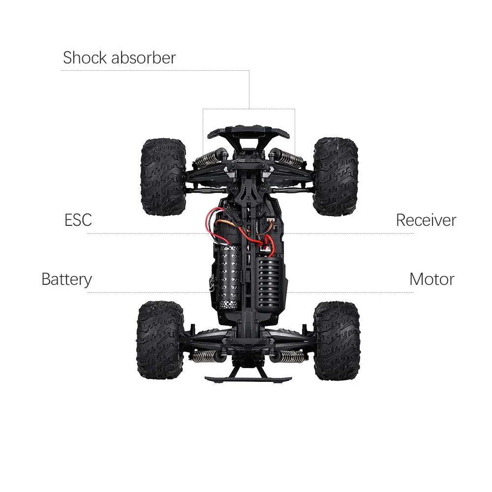 KY 1898A 1:16 RC Автомобиль 2 4 ГГц 40 км/ч Высокая Скорость по бездорожью р/у грузовики 4WD