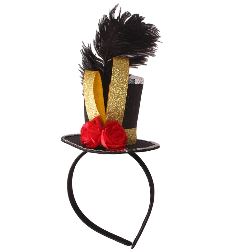 Карнавальное платье-пачка Ringmaster с повязкой на голову; нарядное платье на день рождения для девочек; костюм для косплея на Хэллоуин с изображением Льва - Цвет: just the headband
