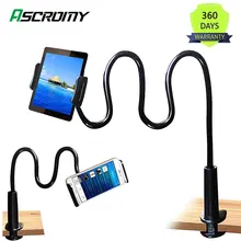 Настенная Подставка для планшета, держатель, зажим для iPad Pro 11 10,5 9,7, Xiaomi, samsung, iPhone, телефон, ленивый гибкий длинный кронштейн
