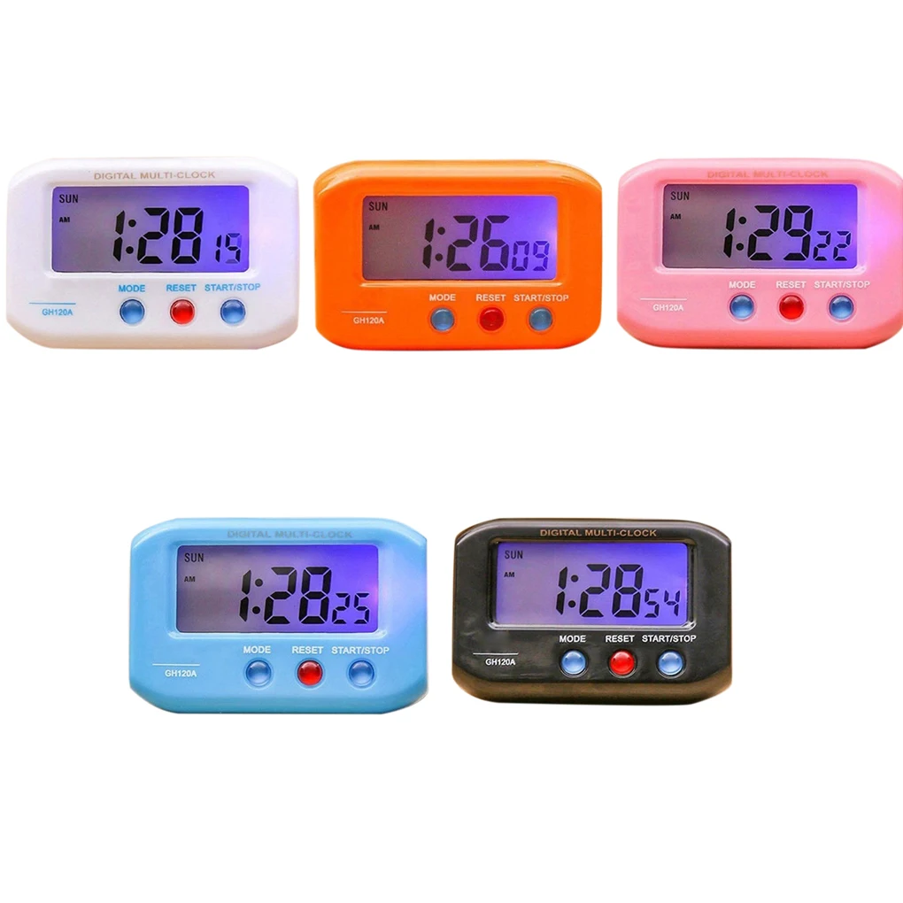 Портативные электрические настольные часы электронный будильник с ЖК-экраном время передачи данных Календарь настольные часы