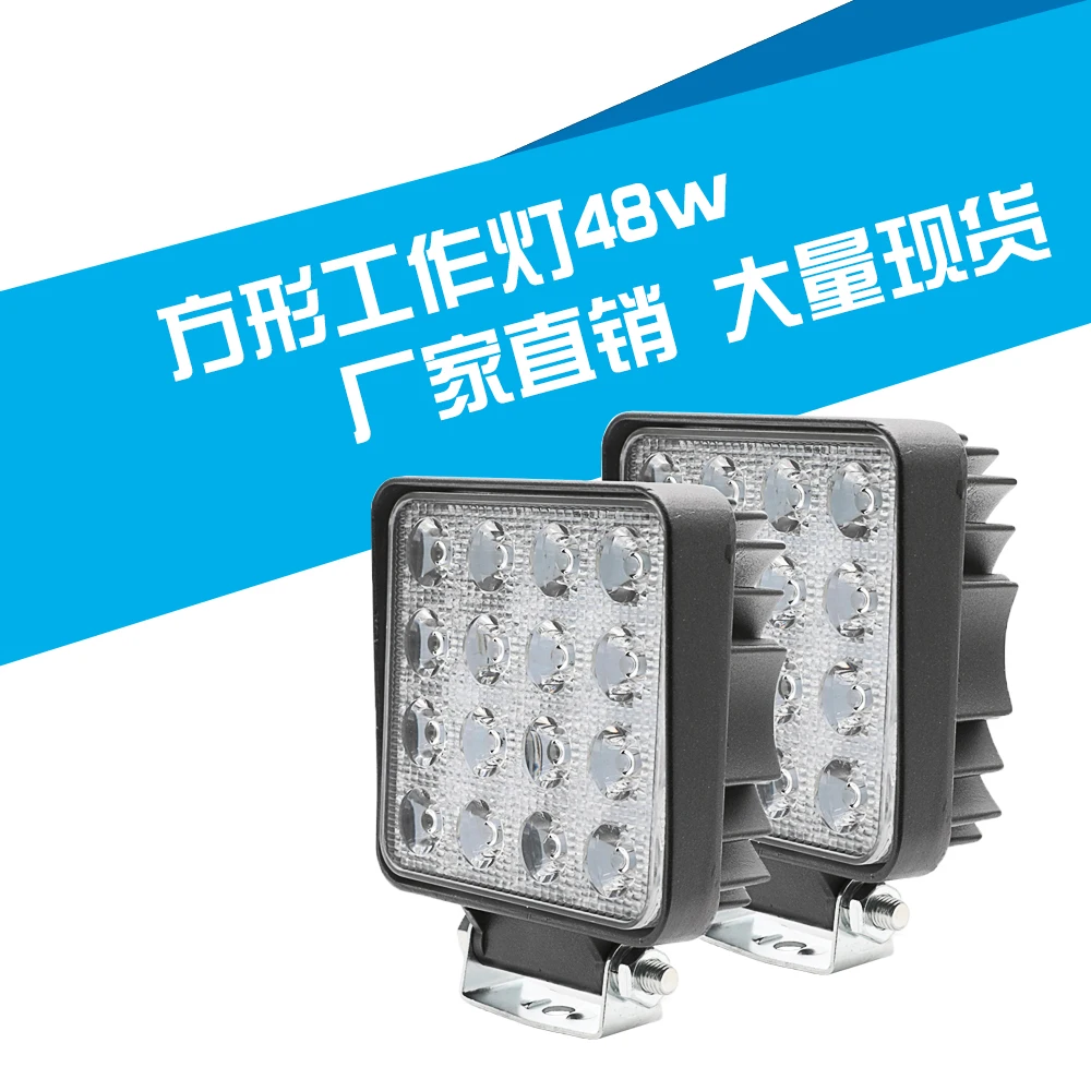 

Led light bar 48w Led bar 16barra Led car light For 4x4 led bar offroad SUV ATV Tractor Boat Trucks Excavator 12V 24V work light