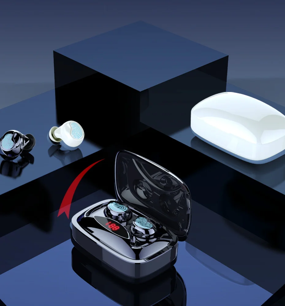 TiYiViRi X29 TWS, мини Магнитные беспроводные Bluetooth наушники, отпечаток пальца, сенсорные наушники-вкладыши, водонепроницаемые вкладыши с микрофоном для Xiaomi iPhone