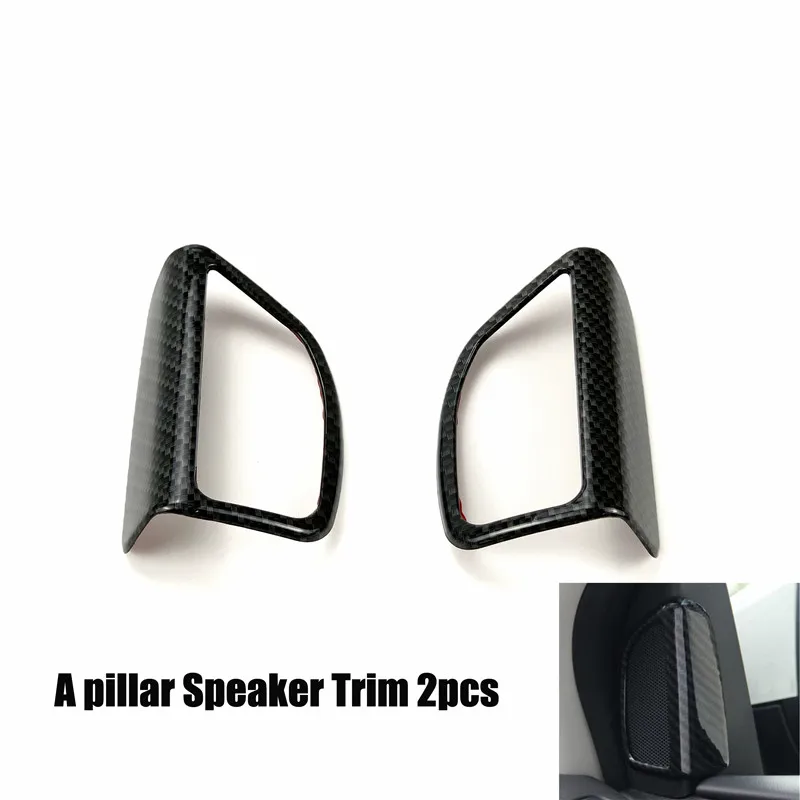 Ladysmtop авто-Стайлинг кружка для воды с ручкой Держатель Шестерня крышка декоративная наклейка чехол для Ford Focus 3-, авто аксессуары - Название цвета: speaker trim 2pcs