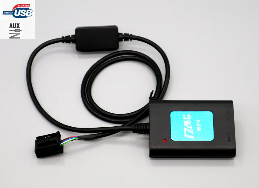 Для Peugeot 307 407 807 C4 C5 USB MP3 радио адаптер музыкальный переходник AUX поддержка для Citroen