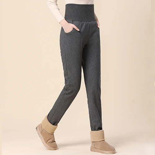 Style1-Gray Tataria, женские зимние штаны для женщин, кашемировые теплые штаны-шаровары, женские бархатные утепленные спортивные штаны, женские брюки - Цвет: Style1-Gray