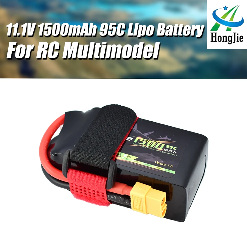 

New Arrival 11.1V 1500mAh 95C 3S Lipo Battery XT60 Plug Rechargeable For RC Racing Drone Helicopter Multicopter Car Model