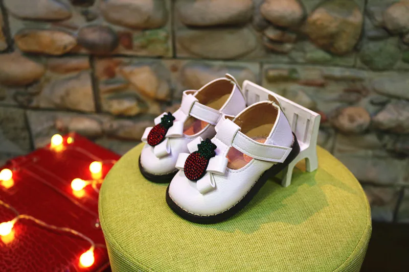 Spring and Summer New Children's Square Mouth Shoes Girls Soft Bottom Toddler Shoes Baby Rhinestone Princess Shoes Baby Shoes 19