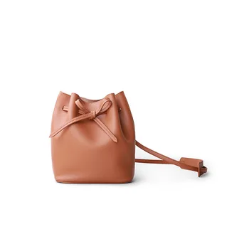 

New Women's Bag Bucket Bag Genuine Leather Bag Messenger Bag