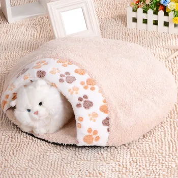 

Pet Products Warm Soft Flannels Cat House Pet Mats Sleeping Bag Lovely Hamburger Puppy Cushion Rabbit Bed Dog Kennel Cat Bed
