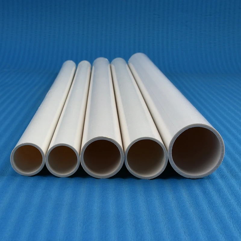 PVC Pipe Fittings Plastic Tube Outer Diameter 20-63mm White PVC Pipe Length 50cm for Agriculture Garden Irrigation Aquarium Fish Tank Water Tube Plumbing Fitting