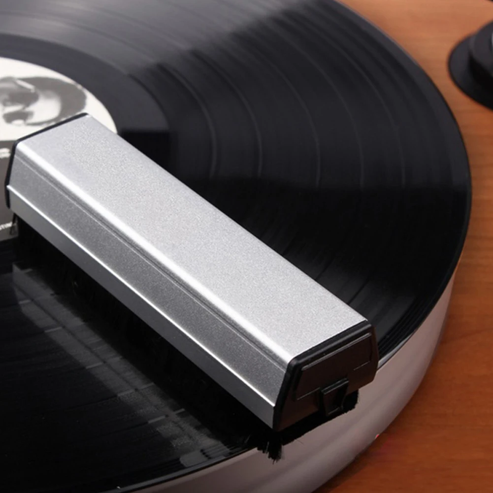 Проигрыватель портативный защитный алюминиевый сплав для CD Инструмент аксессуар многоразовые записи чистящая щетка антистатические мягкие аудио