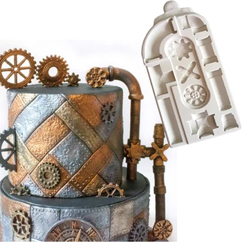 

Rusty Pipes Silicone Molds Fondant Cake Decor Tools Silicone Molds Sugarcrafts Chocolate Baking Tools For Cakes Gumpaste Form