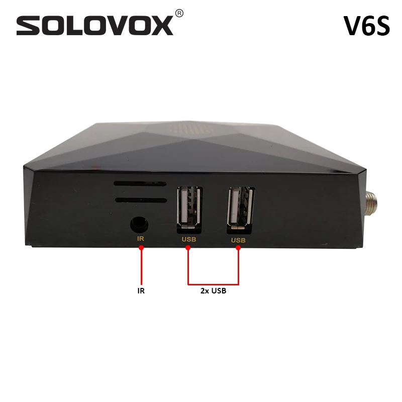 Solovox 20 шт. V6S DVB-S/S2 спутниковый ресивер Поддержка CCCAM M3U Xtream Stalker, Mars tv Pro, евро 6 линейный сервер, Франция Великобритания Live