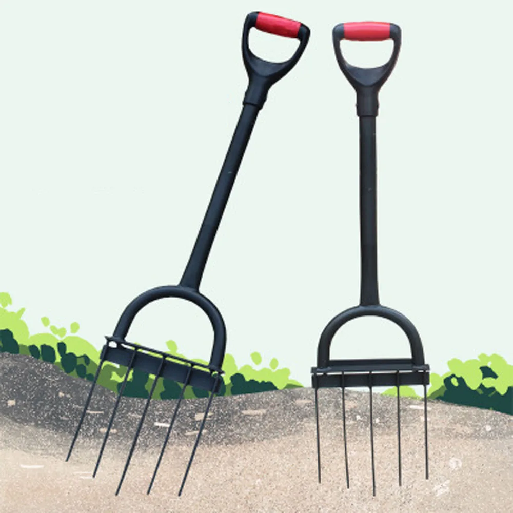 Li Zhou Yard Butler газонный Спайк аэратор сверхмощный ручной с зубцами культиватор