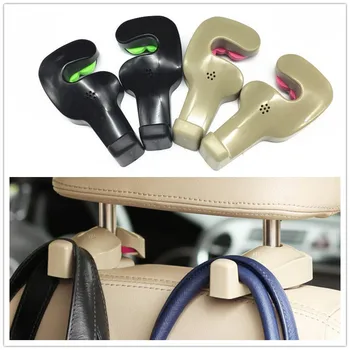 

2pcs Car Shopping Bag Holder Seat Hook Hanger For Mitsubishi Asx Outlander Lancer EX Pajero Evolution Eclipse Grandis