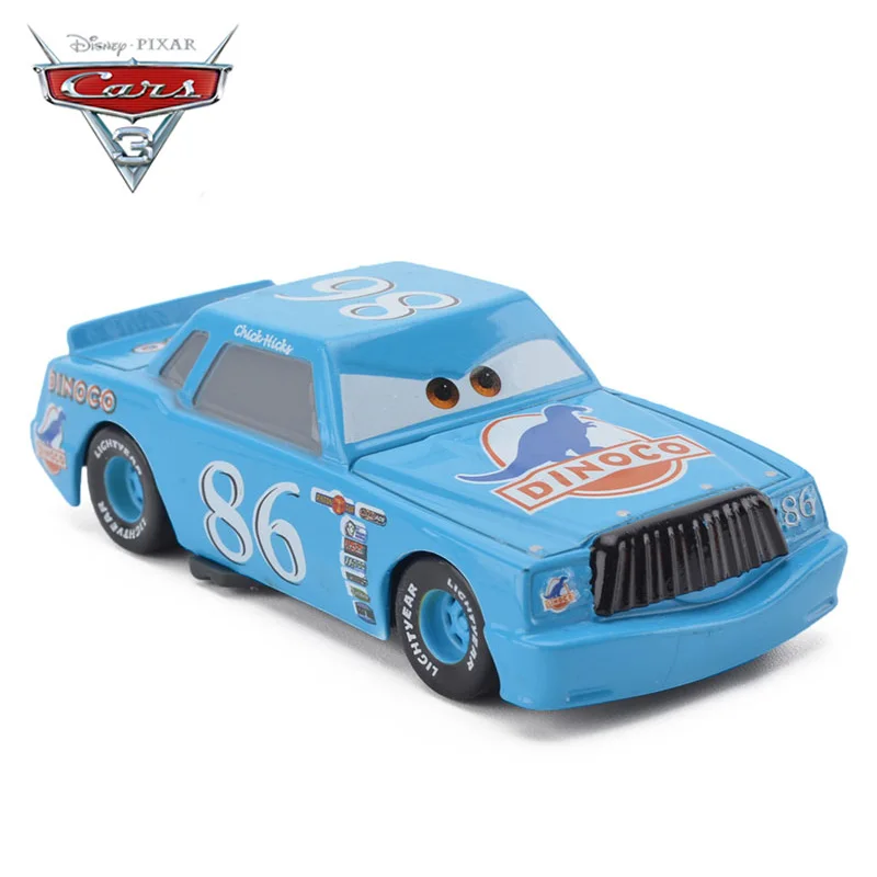 Игрушечные машинки Disney Pixar машина 2 3 HTB номер 86 Зеленые и синие 1:55 литой