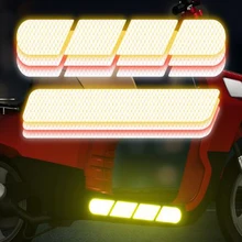 Модные светоотражающие наклейки DIY креативные Предупреждение ющие ленты безопасности для электровелосипеда гибкие Яркие светоотражающие полосы сделаны из 3M материалов