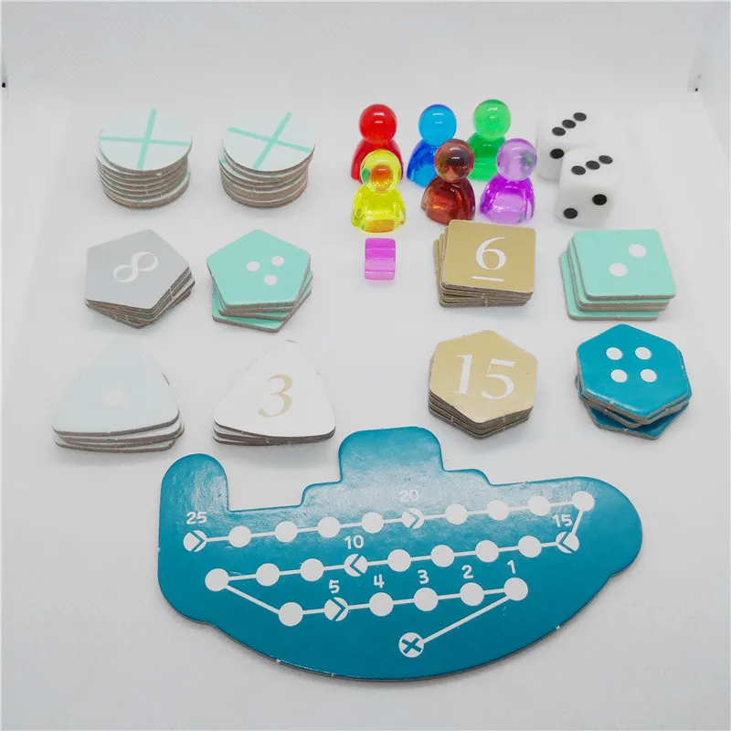 To Players Durable Family Party Board Game Kit Deep Sea Adventure Kids Gift Board Traditional Games Toys Hobbies