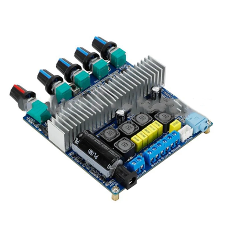 Сборка HIFI цифровой усилитель мощности TPA3116D2 2 1 высокомощная плата 12 24 В басовая