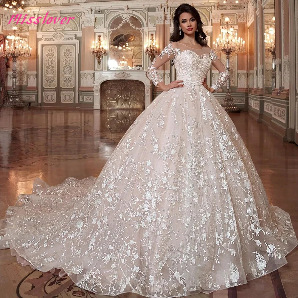 Длинное платье со шлейфом Vestido De Noiva, винтажное кружевное ТРАПЕЦИЕВИДНОЕ свадебное платье невесты, новинка, пикантное свадебное платье с вырезом лодочкой, Robe de mariee