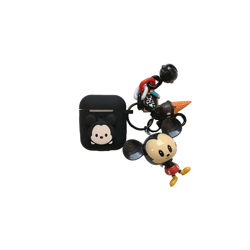 LOVERONY Bluetooth наушники силиконовый чехол для AirPods 2 1 гарнитура Защитная крышка Fundas мультфильм кулон милый Apple Air pods Coque