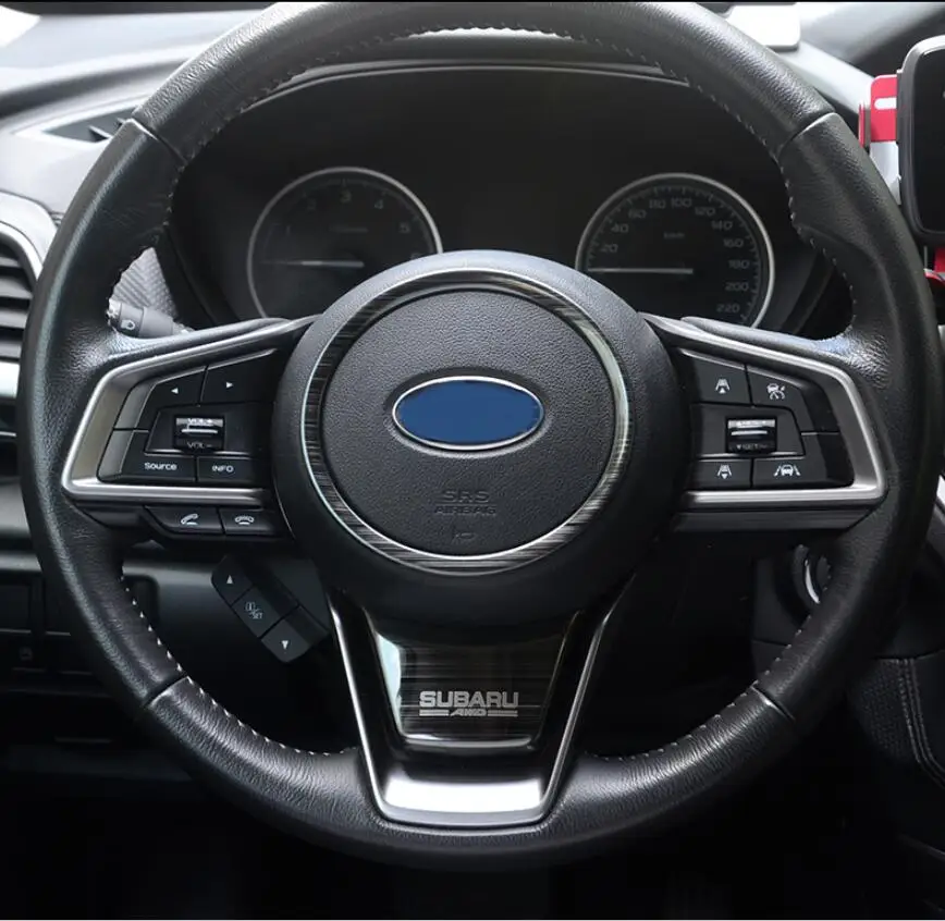 Подходит для 18-19 SUBARU OUTBACK руль блестки украшения пасты полоса для отделки интерьера