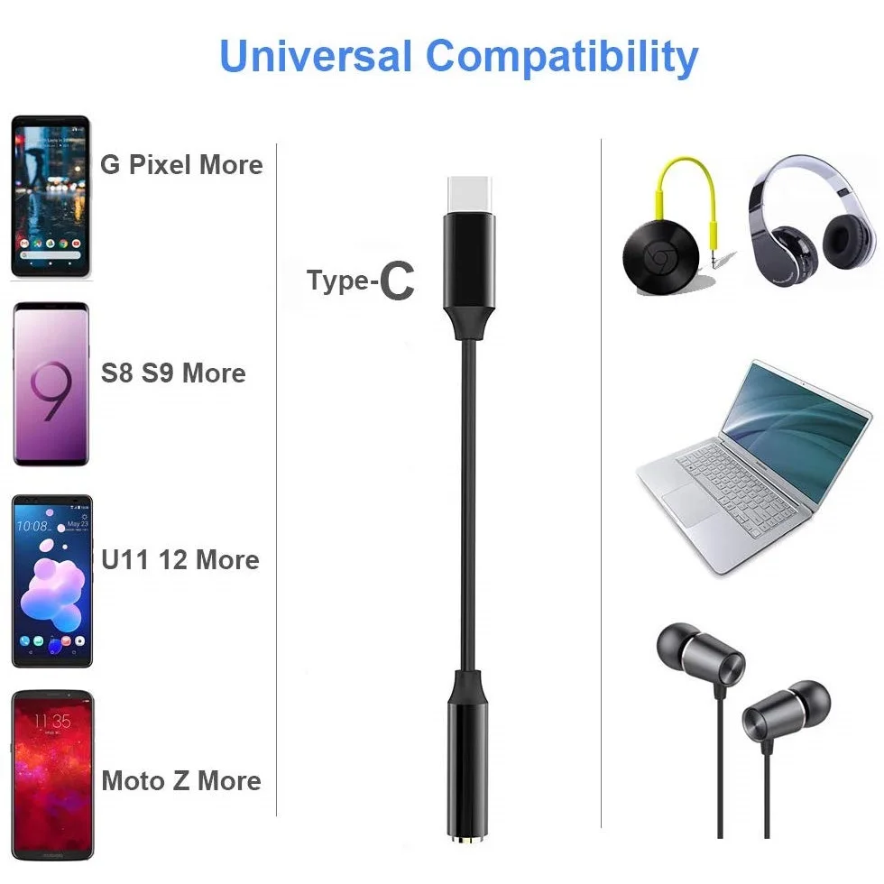 Usb type C до 3,5 мм кабель Jack адаптер наушники AUX Наушники для samsung note 10 9 8 google pixel Xiaomi Mi 6 8 9 аудио кабель