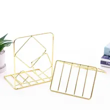 2 шт квадратные металлические настольные книжные концы поддержка подставка держатель Полка Bookrack 19QA