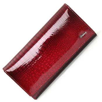 

genuine leather women wallets cow leather wallet woman alligator pattern female purse famous designer ladies coin purses