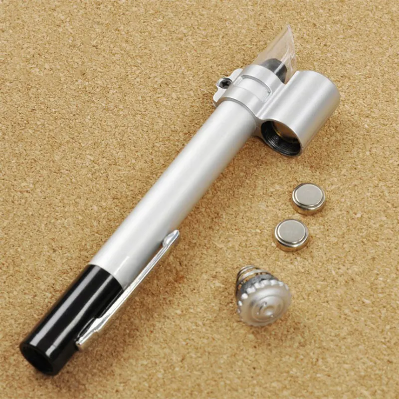 Карманный мини микроскоп для ювелирных изделий 25x50x|magnifier with led|pen magnifierportable loupe |