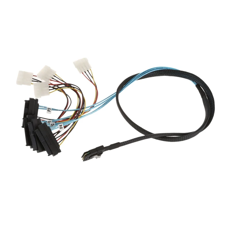 LSI / 3Ware SAS кабель SFF-8087 для SFF-8482 питания x4 | Обустройство дома