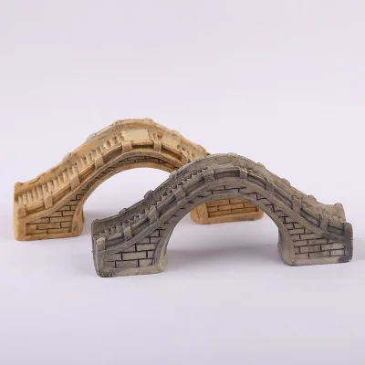 Sand table model of arch bridge model train landscape park landscape bridge arch model simulation model 5